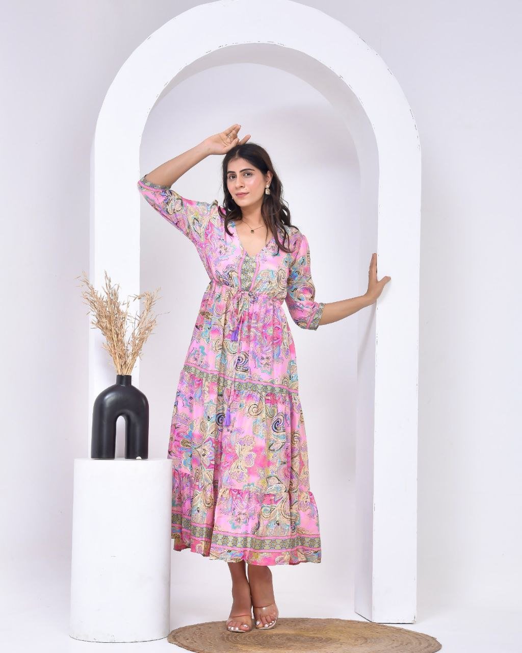 Suri Pink Dress - NolaByBijusol