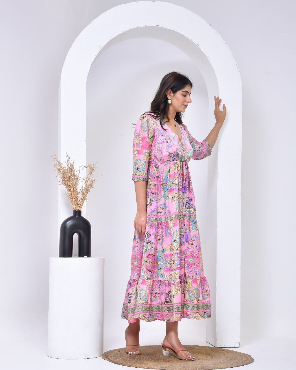 Suri Pink Dress - NolaByBijusol