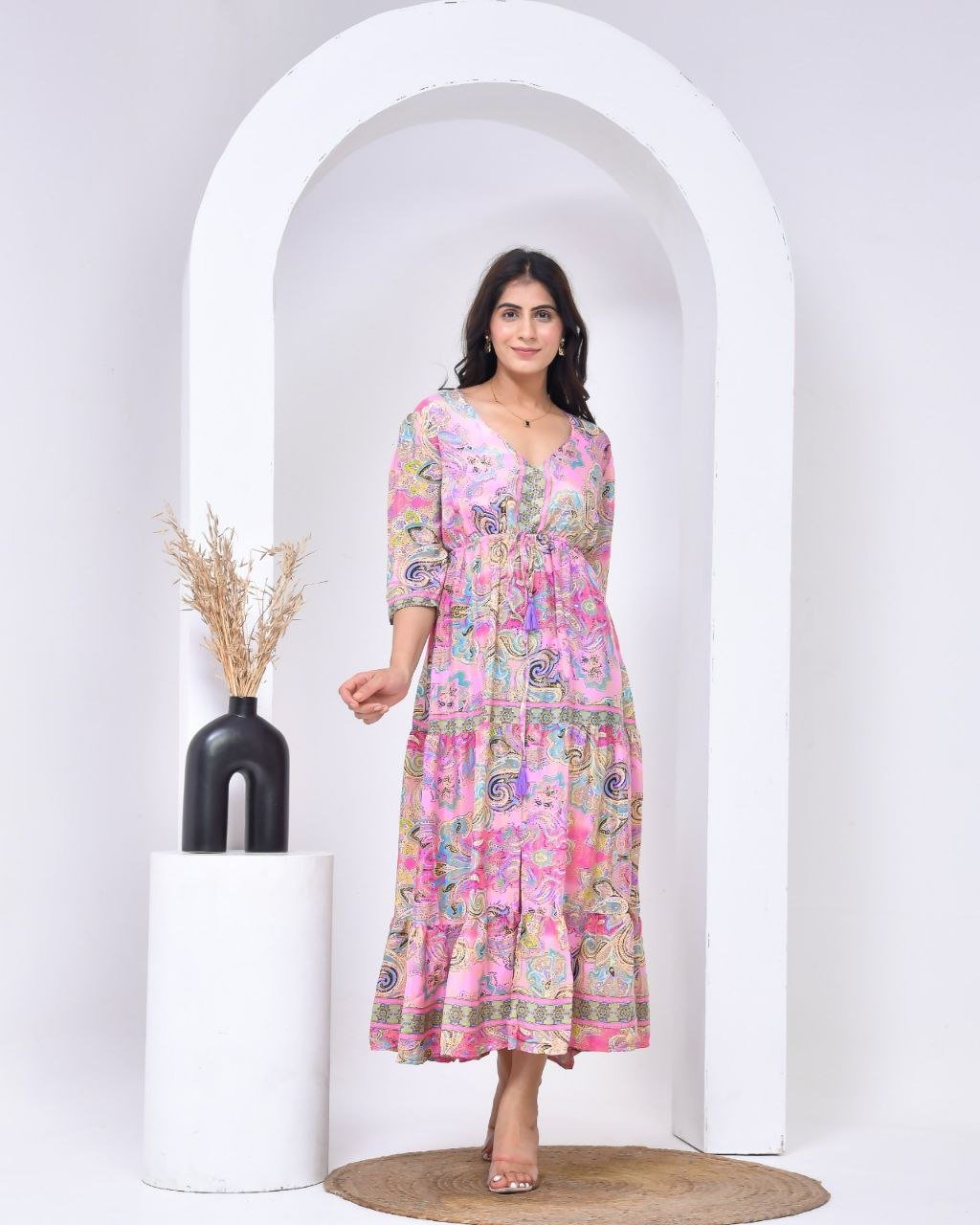 Suri Pink Dress - NolaByBijusol