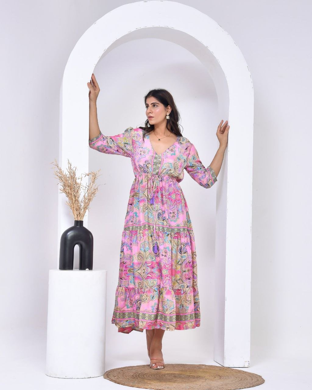 Suri Pink Dress - NolaByBijusol