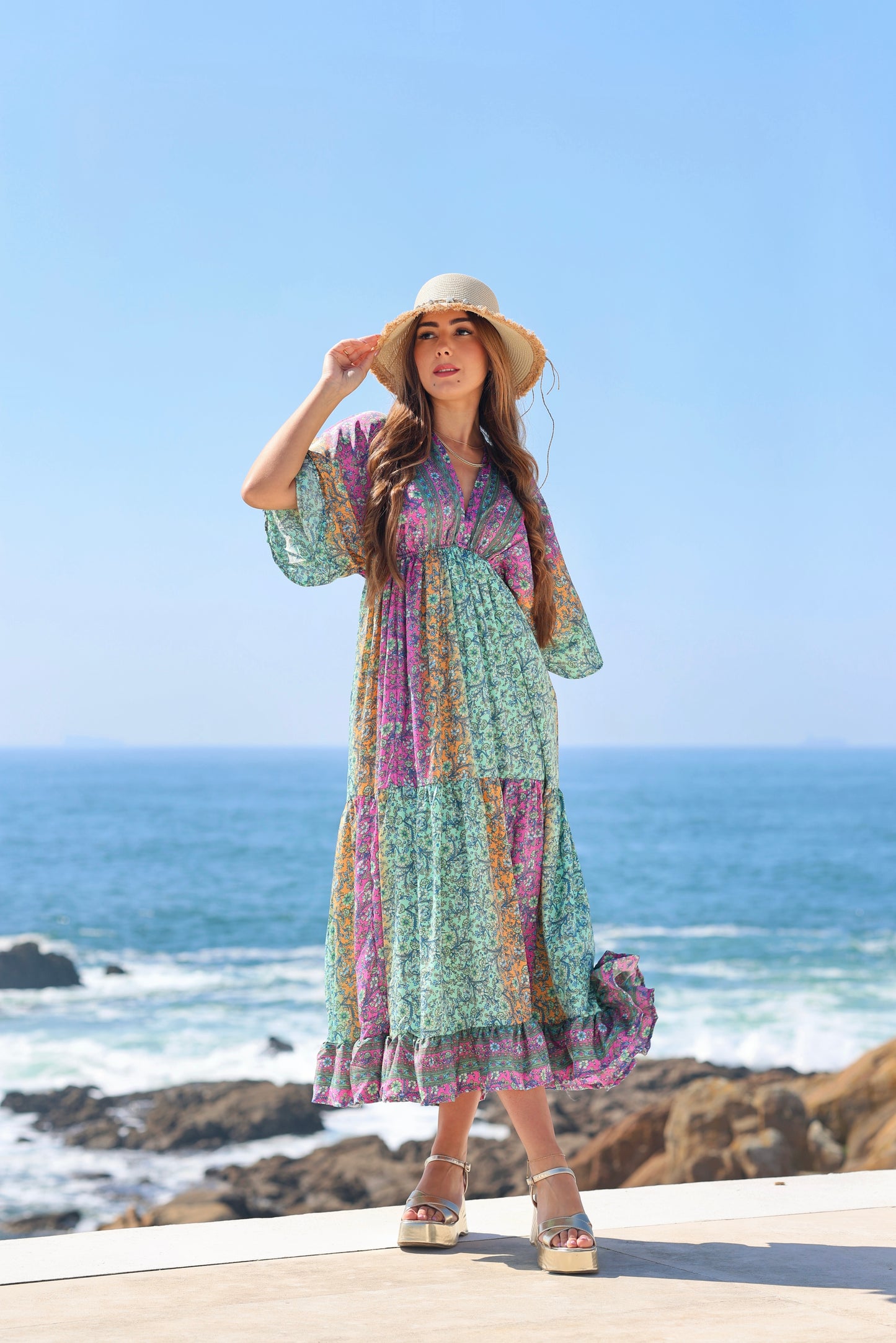 Perla Multicolor Dress - NolaByBijusol