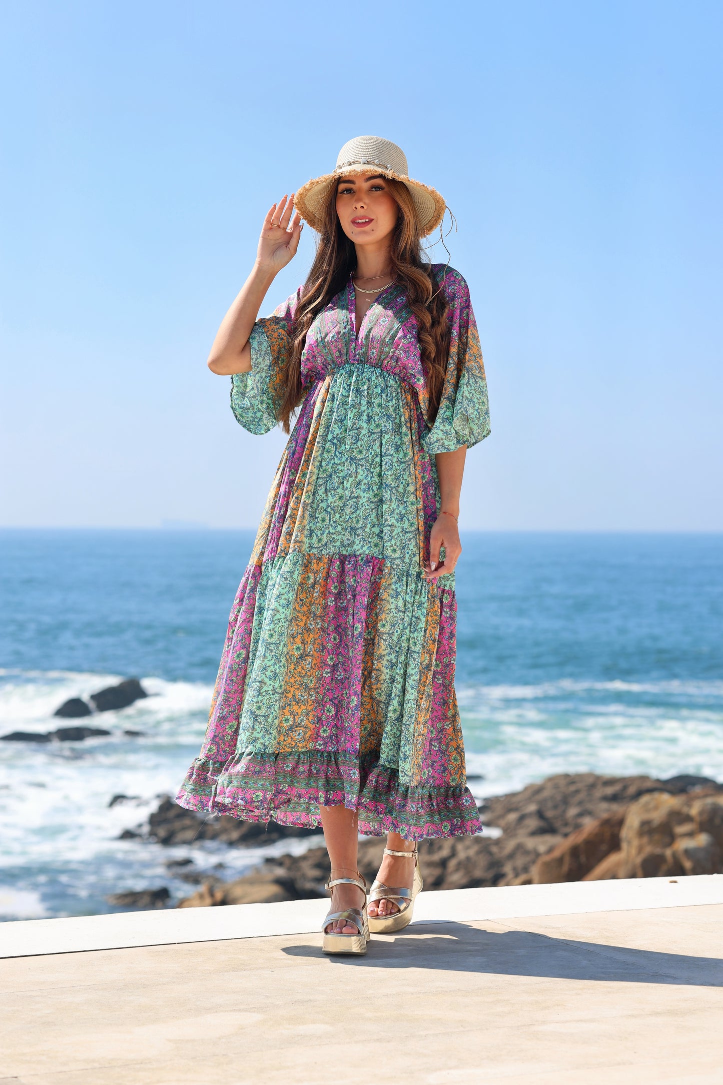 Perla Multicolor Dress - NolaByBijusol