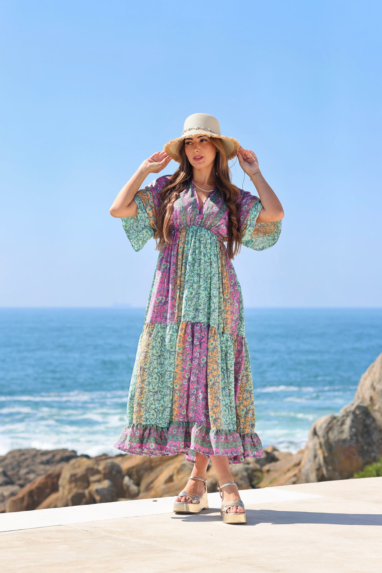 Perla Multicolor Dress - NolaByBijusol