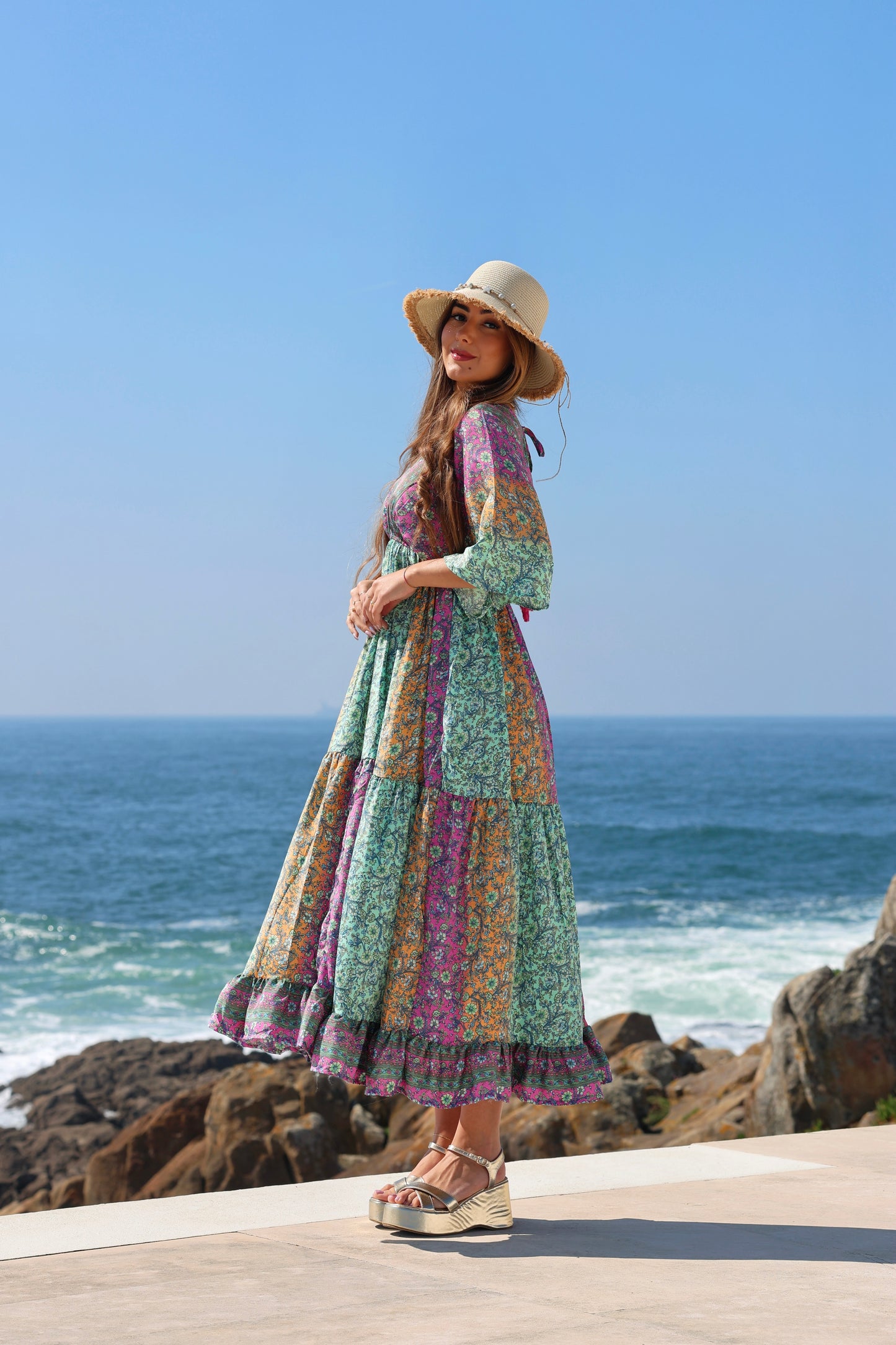 Perla Multicolor Dress - NolaByBijusol