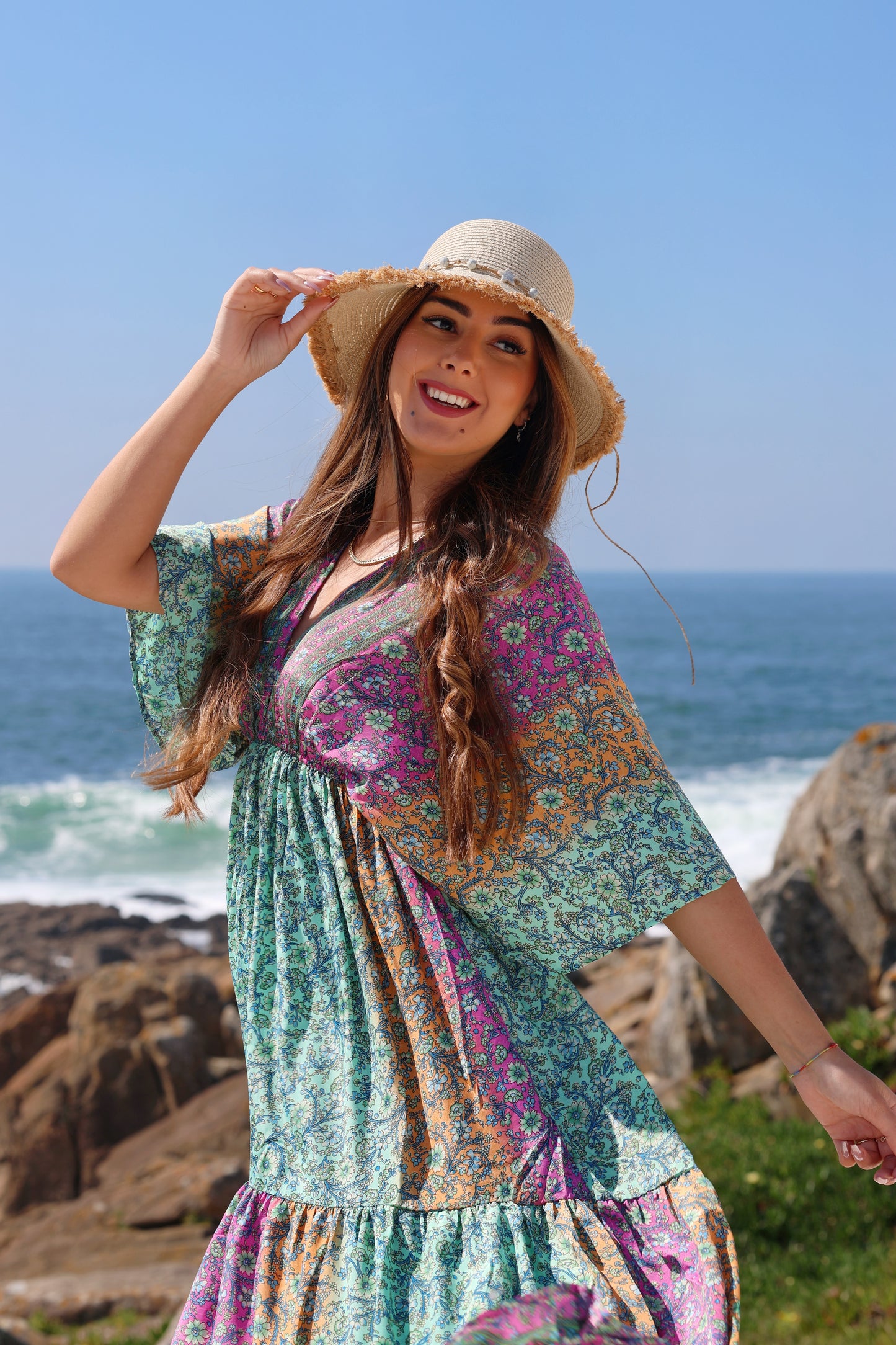 Perla Multicolor Dress - NolaByBijusol