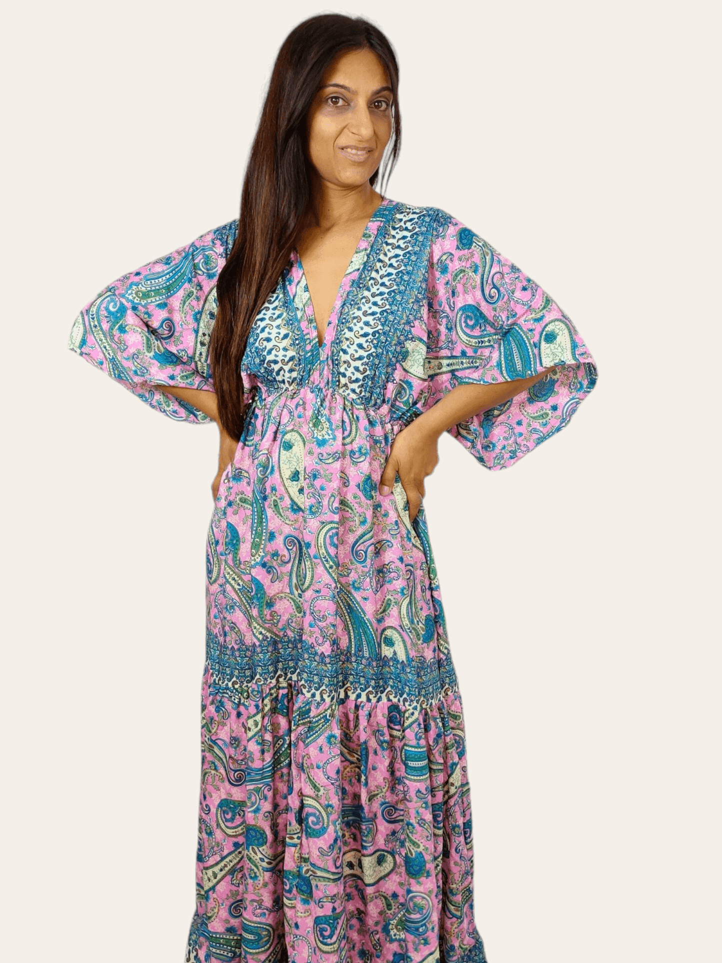 Bubbles Silk Dress - NolaByBijusol