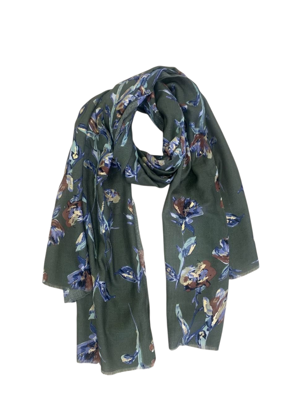 Floral Winter Cotton scarf JY90187