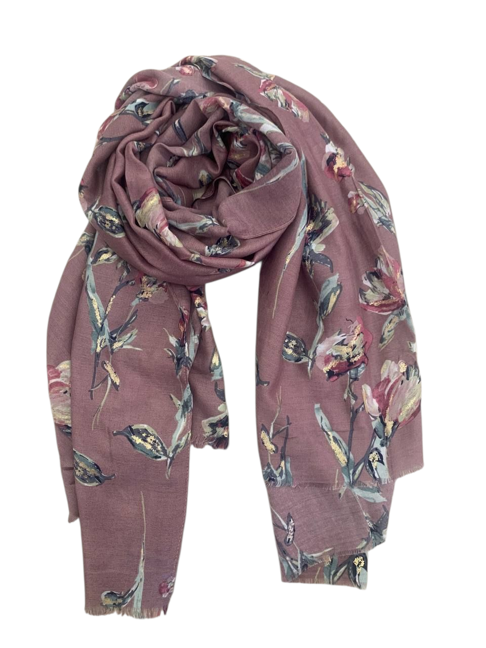 Floral Winter Cotton scarf JY90187