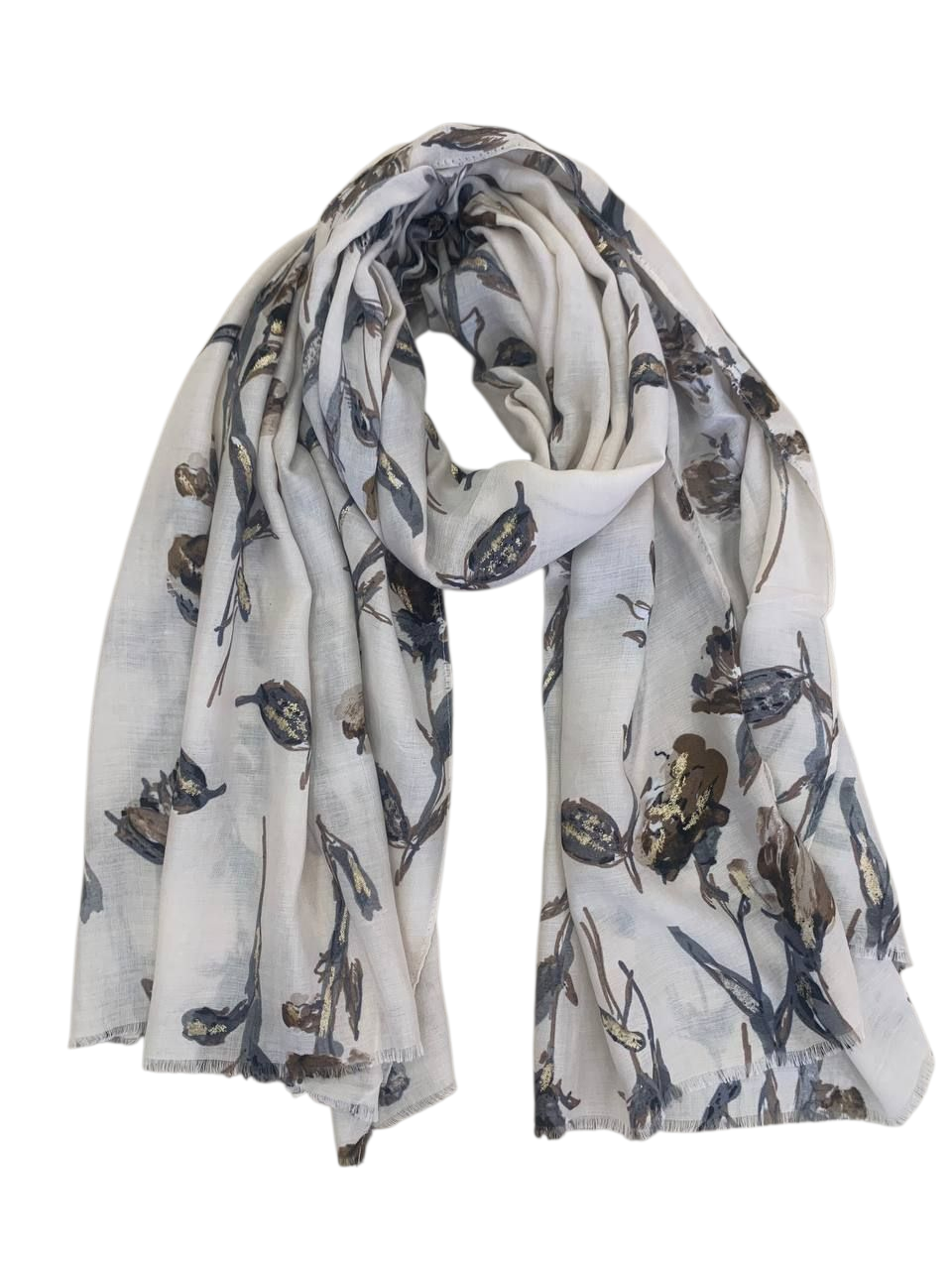 Floral Winter Cotton scarf JY90187