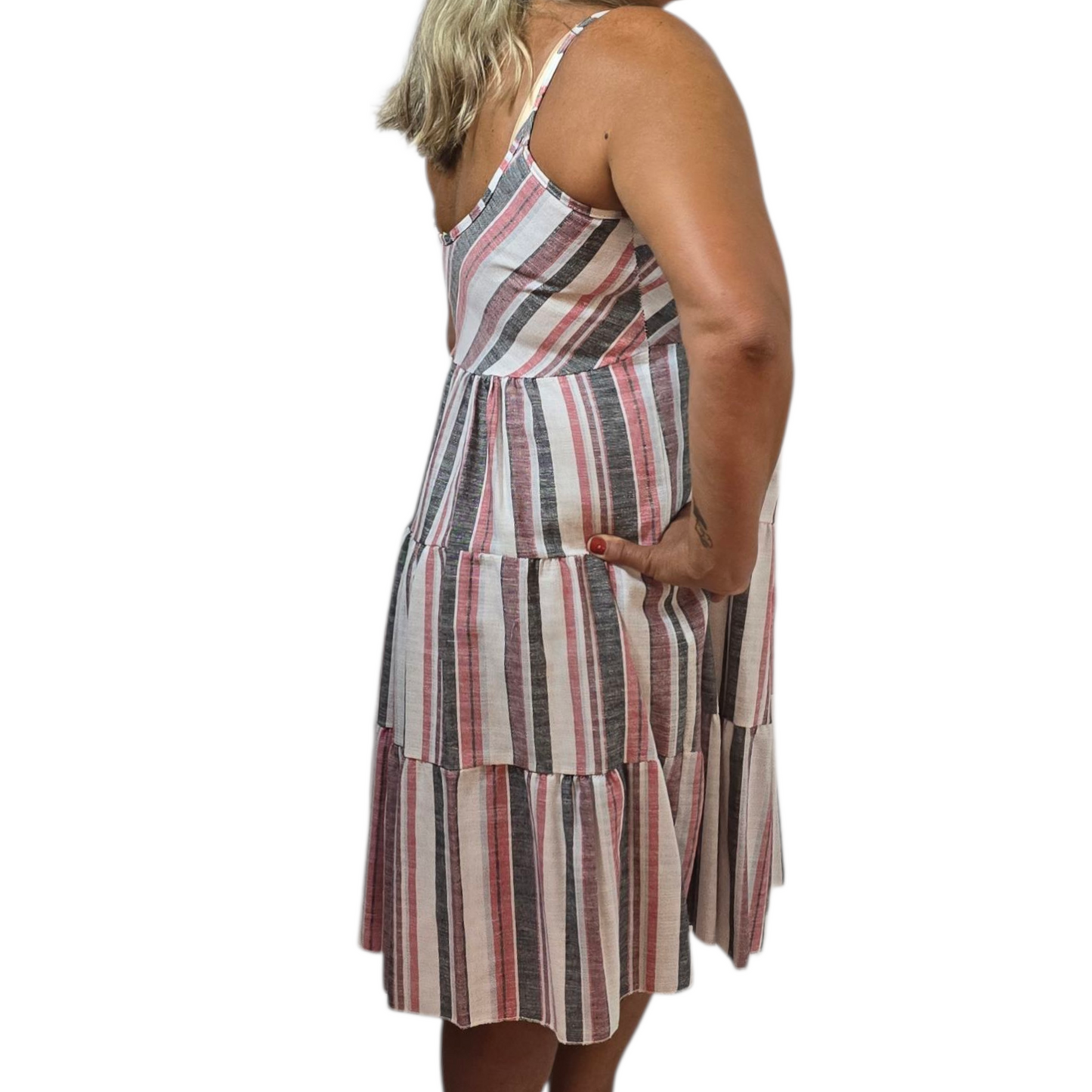 Navy Stripes Dress - NolaByBijusol