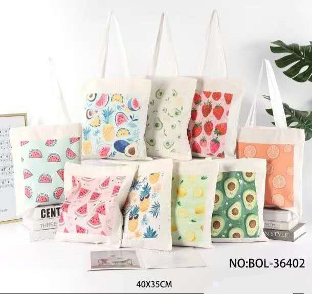 Cotton Tote Bag bol-36402 Nola by Bijusol