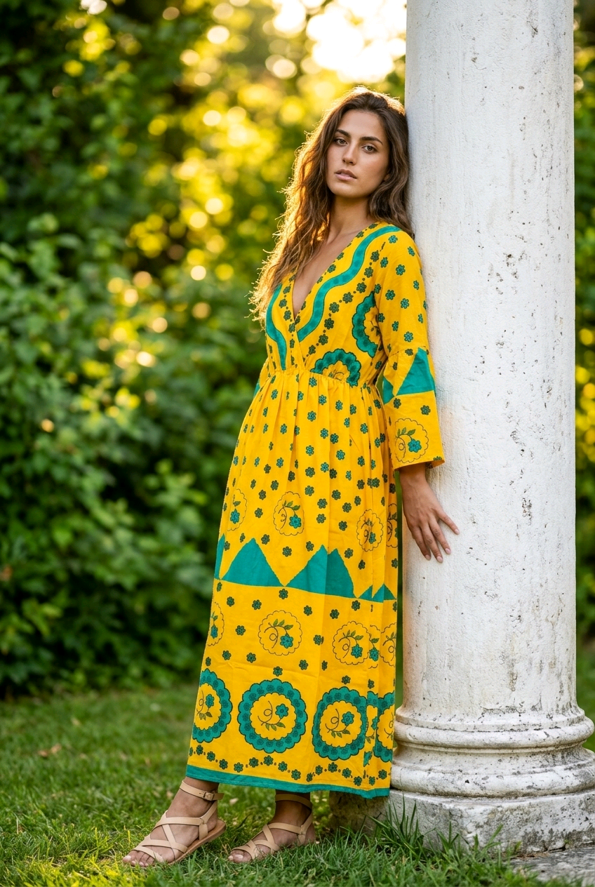 Tulsi yellow dress