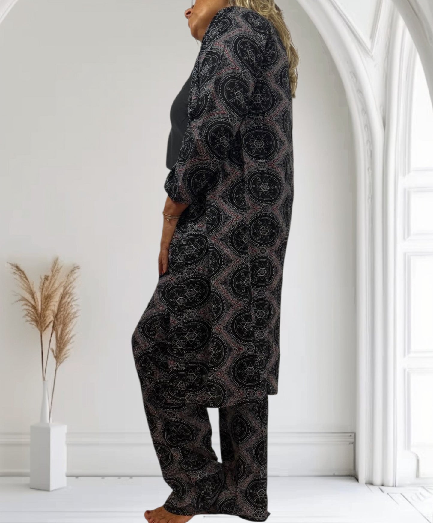 Nola Harmony Set Boho Kimono & Trousers 2164