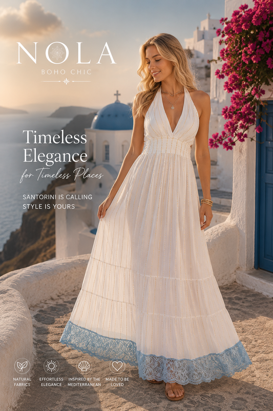15 Dresses Every Woman Should Pack for Santorini
