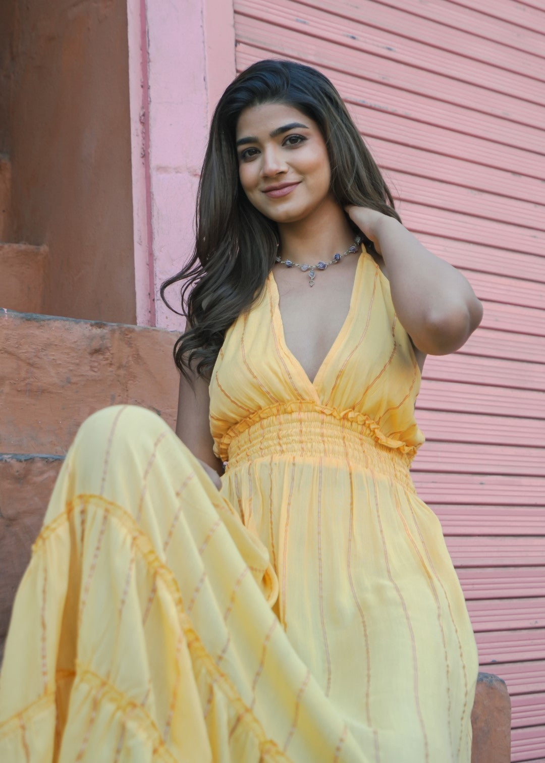 Dalia Dress Yellow