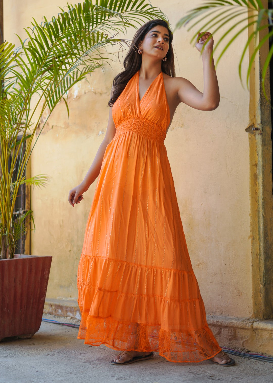 Dalia Dress Orange