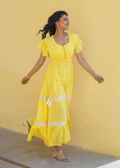 Balize Dress Yellow