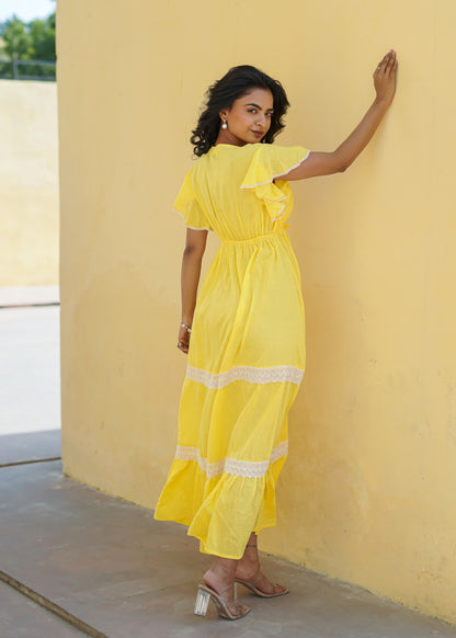 Balize Dress Yellow