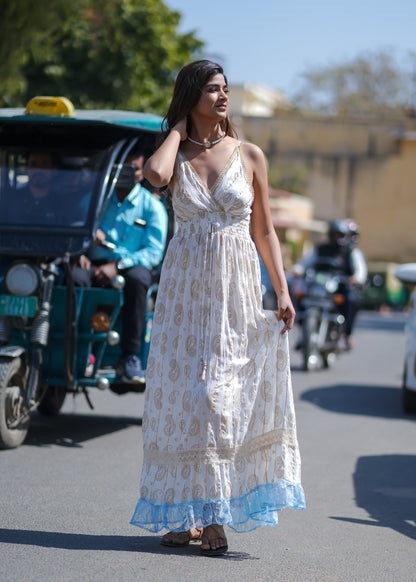 Petunia Dress White