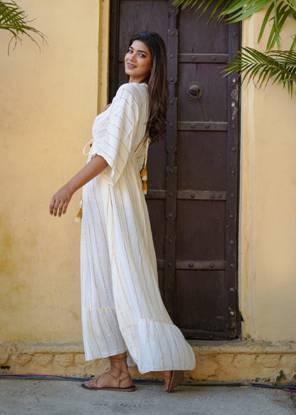 Zanzibar Dress Pearlwhite