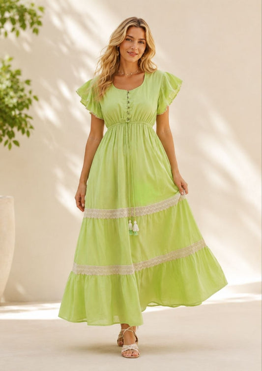 Balize Dress Lime NolaByBijusol