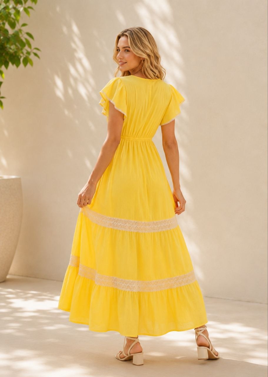 Balize Dress Yellow NolaByBijusol