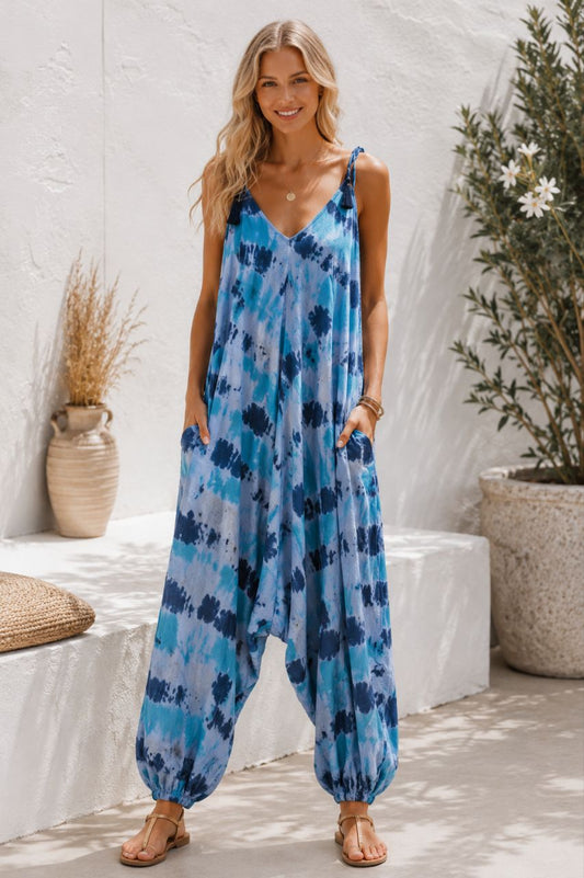 Nola Tie Dye Viscose Jumpsuit NolaByBijusol