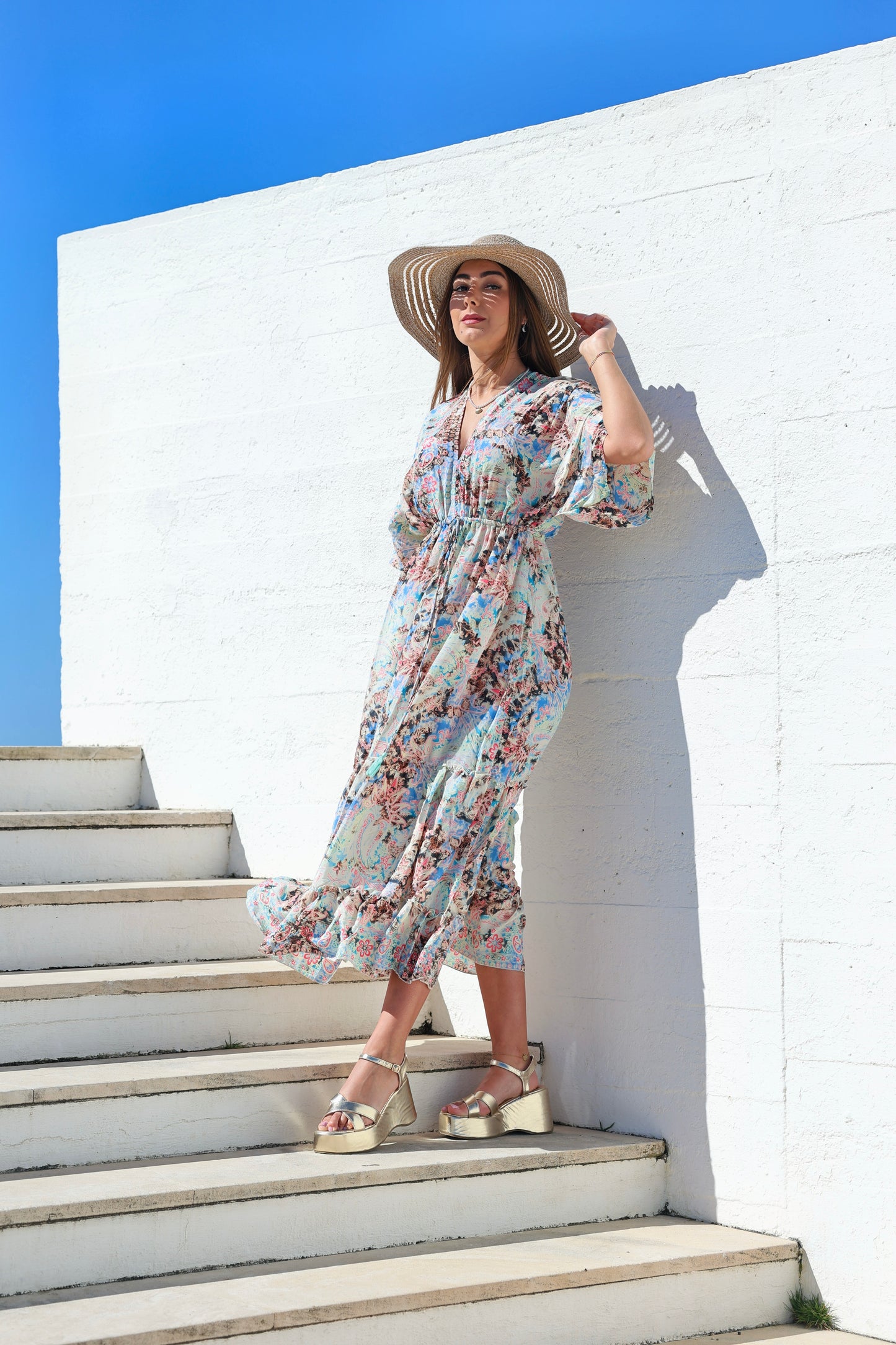 Perla Floral Dress - NolaByBijusol 
