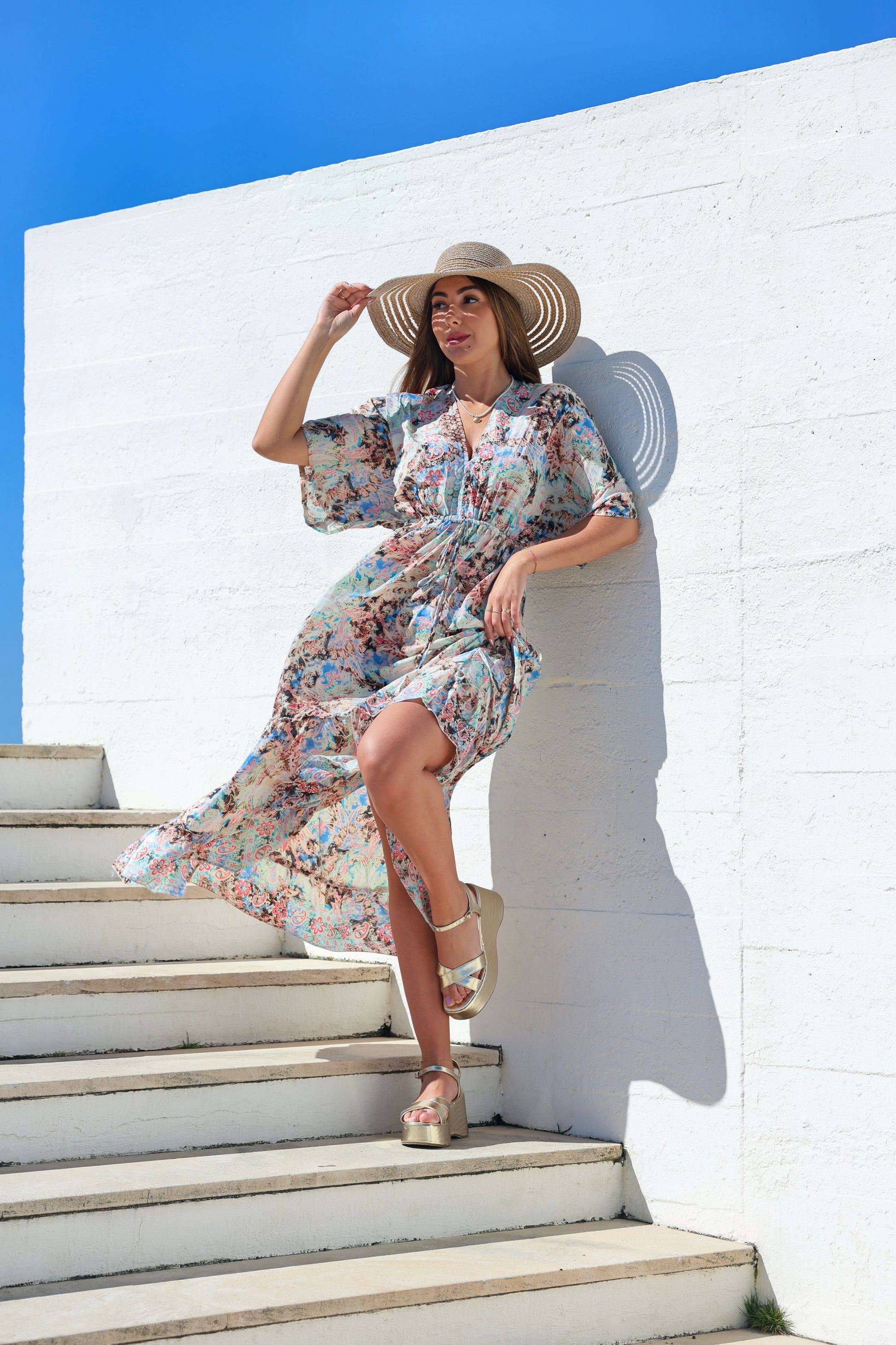 Perla Floral Dress - NolaByBijusol 