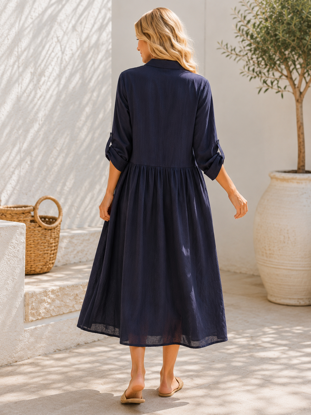 Nola Premium Linen Kimono Blazer – 100% Linen 21306 NolaByBijusol