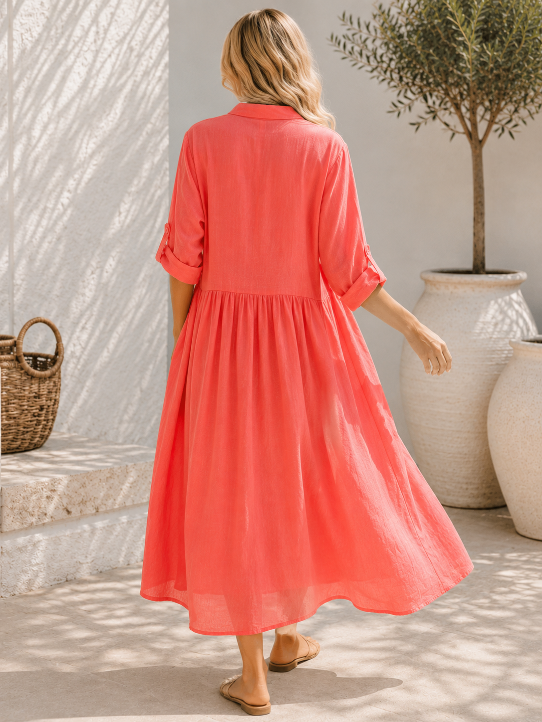Nola Premium Linen Kimono Blazer – 100% Linen 21306 NolaByBijusol