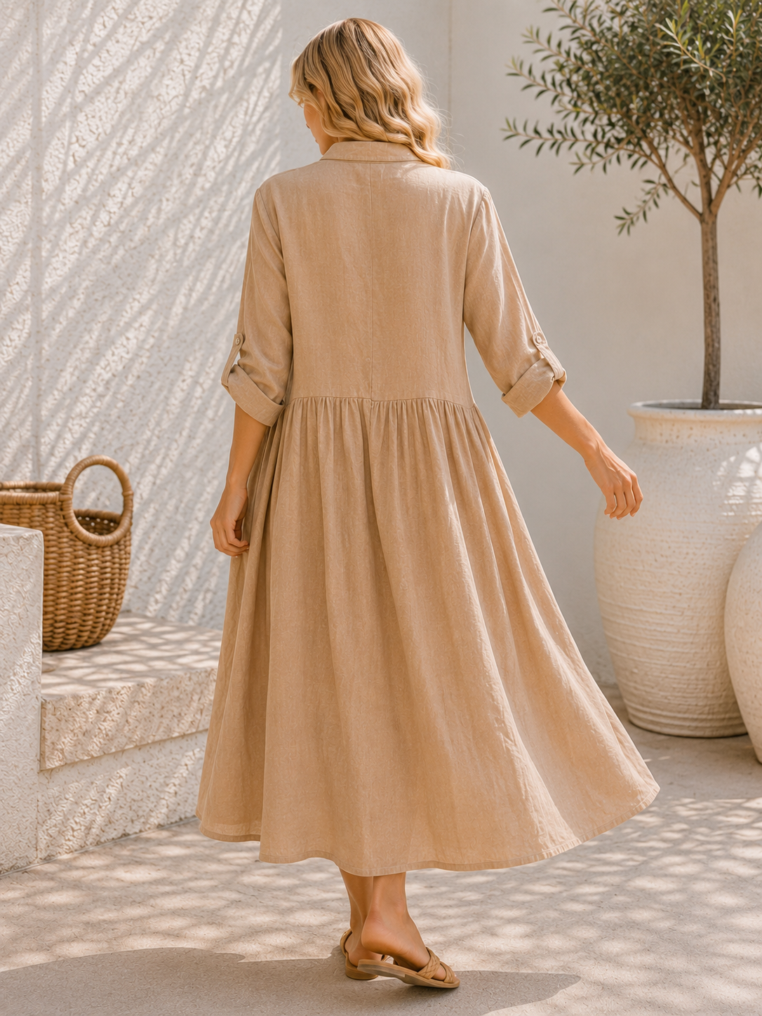 Nola Premium Linen Kimono Blazer – 100% Linen 21306 NolaByBijusol