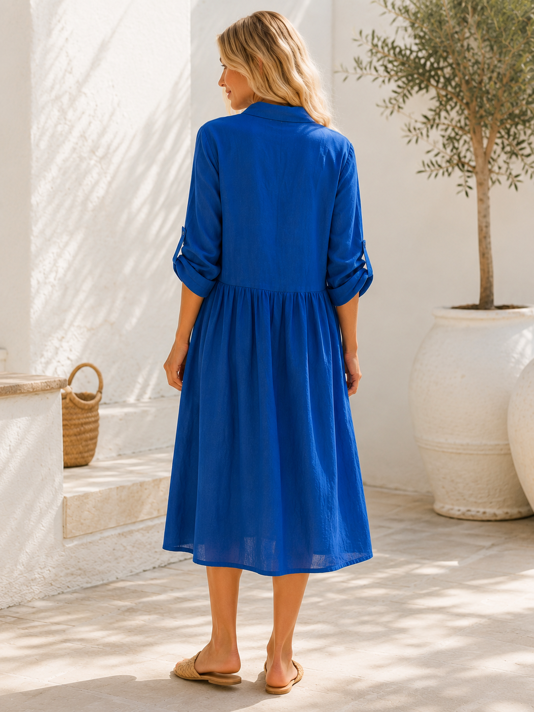 Nola Premium Linen Kimono Blazer – 100% Linen 21306 NolaByBijusol
