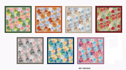 Silk Touch Floral Scarves 70x70 cm nini1042 Nola by Bijusol