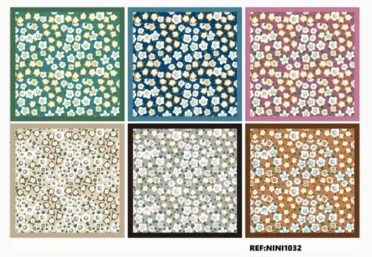 Silk Touch Floral Scarves 70x70 cm nini1032 Nola by Bijusol