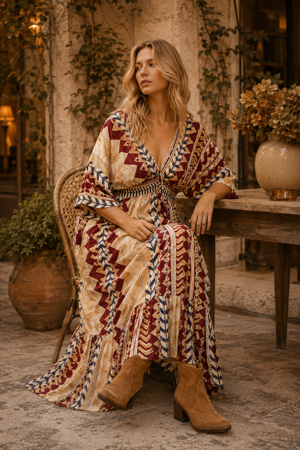 Nola Wild Heritage Maxi Dress NolaByBijusol