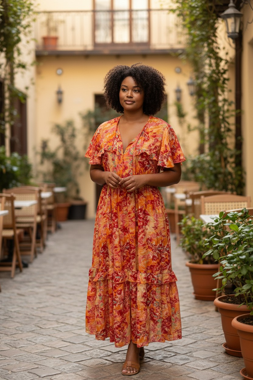 Aria Silk Boho Maxi Dress - Blush Pink NolaByBijusol