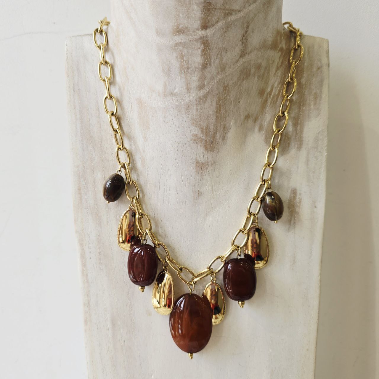 Maple Shine stainless steel necklace Nola by Bijusol