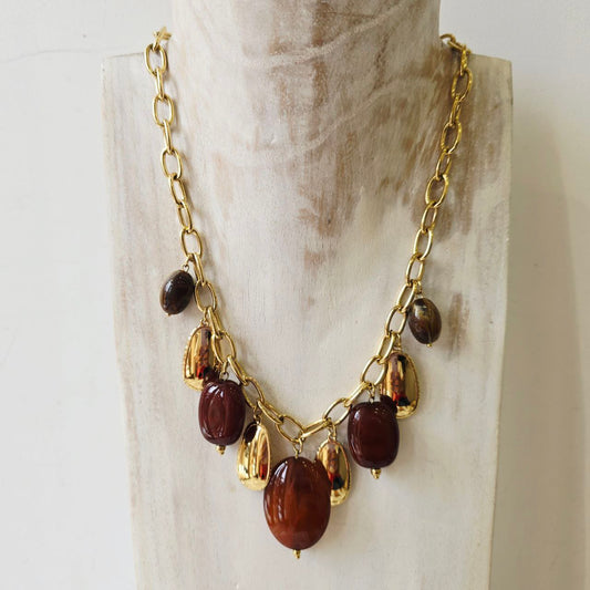 Maple Shine stainless steel necklace Nola by Bijusol