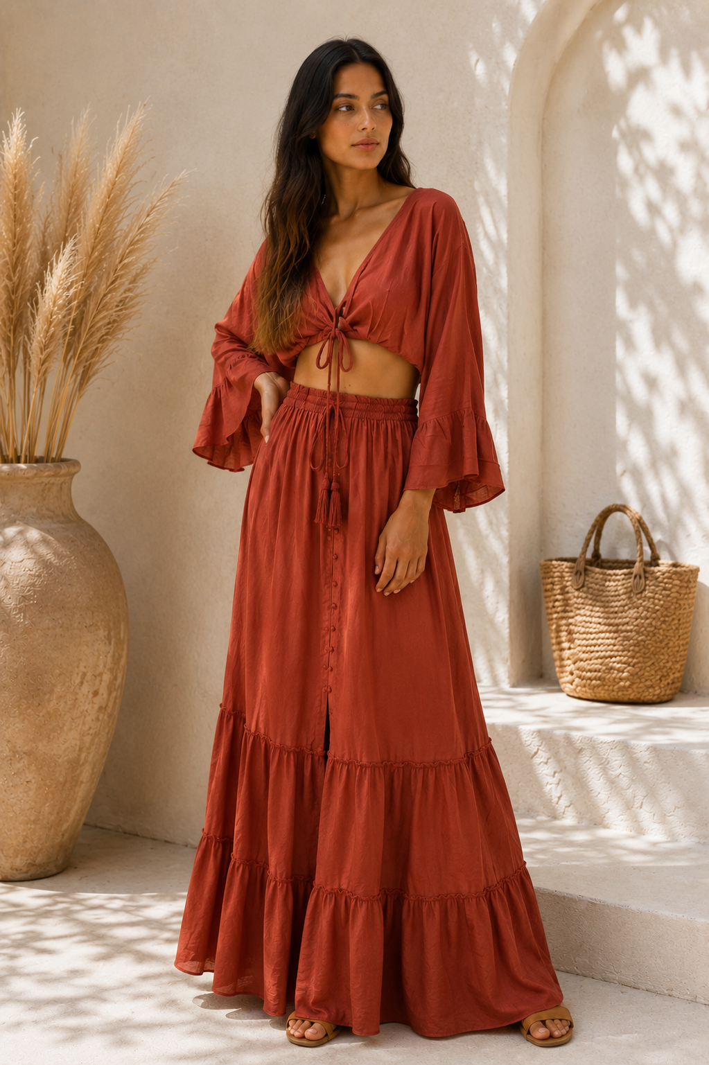 Nola Boho Viscose Two-Piece Set NolaByBijusol