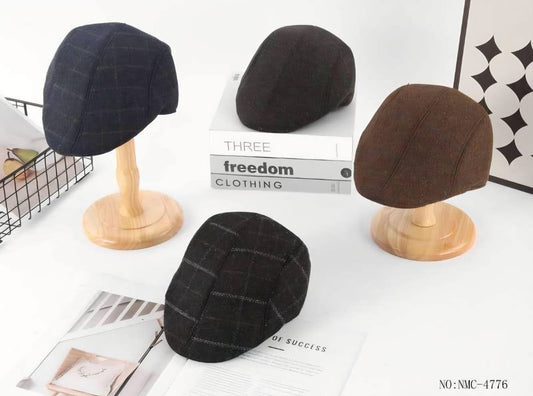 Unisex Classic Flat Cap – Adjustable Autumn/Winter Style Nola by Bijusol