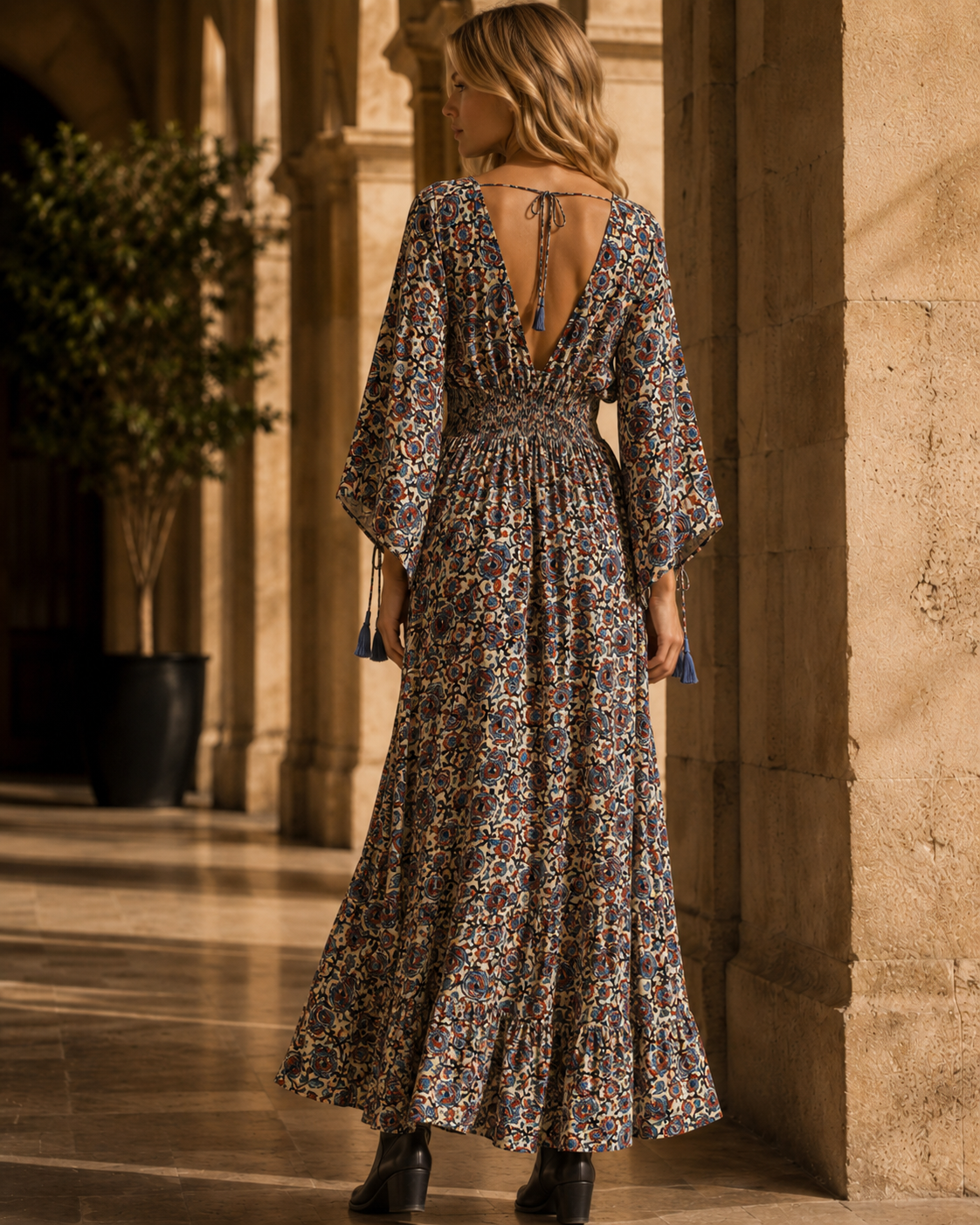Nola Autumn Muse Maxi Dress NolaByBijusol