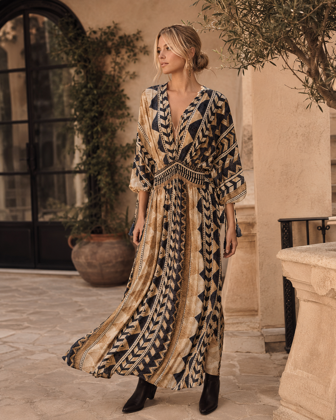 Nola Wild Heritage Maxi Dress NolaByBijusol