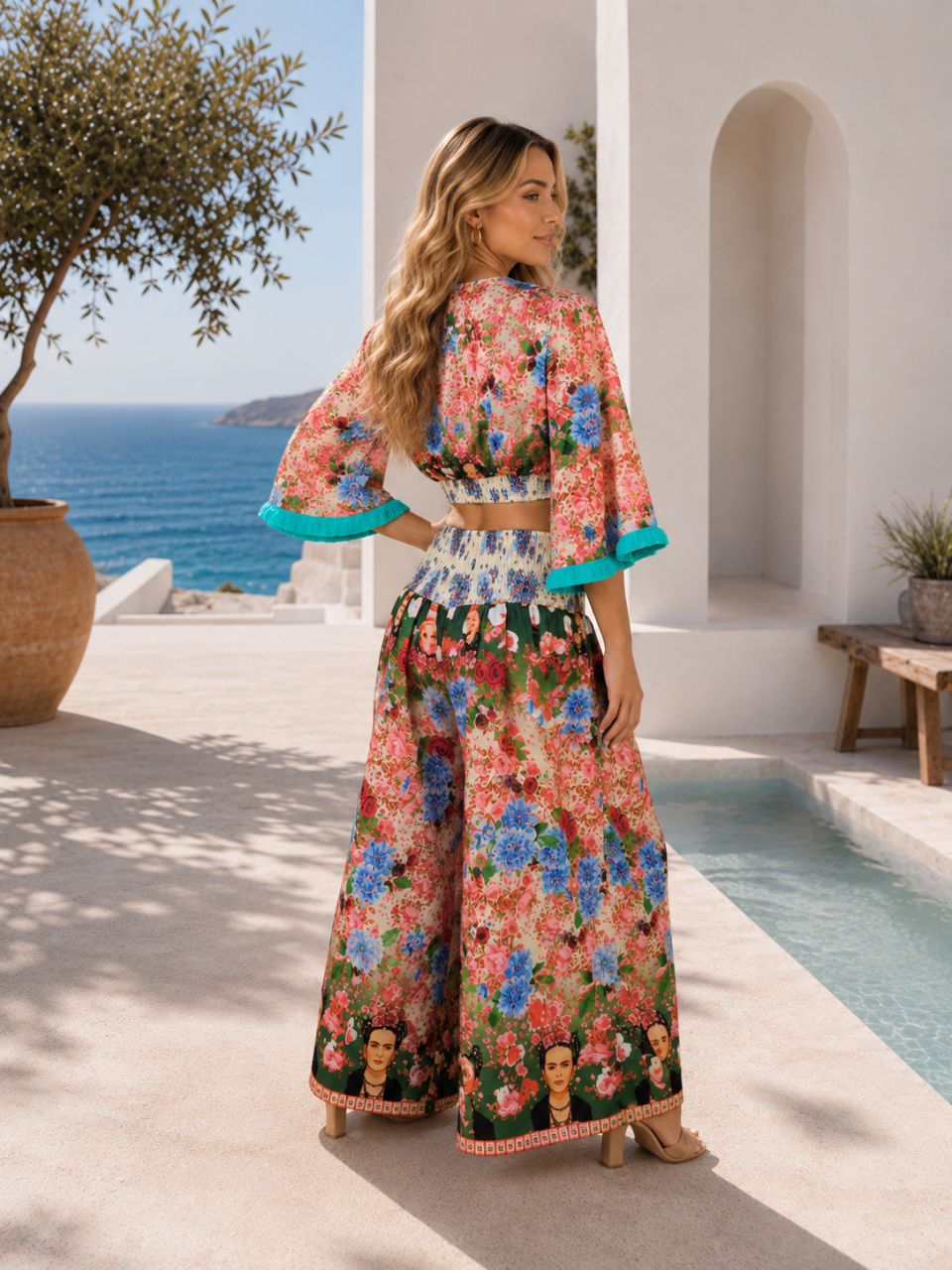 Conjunto de blusa e calças Frida NolaByBijusol