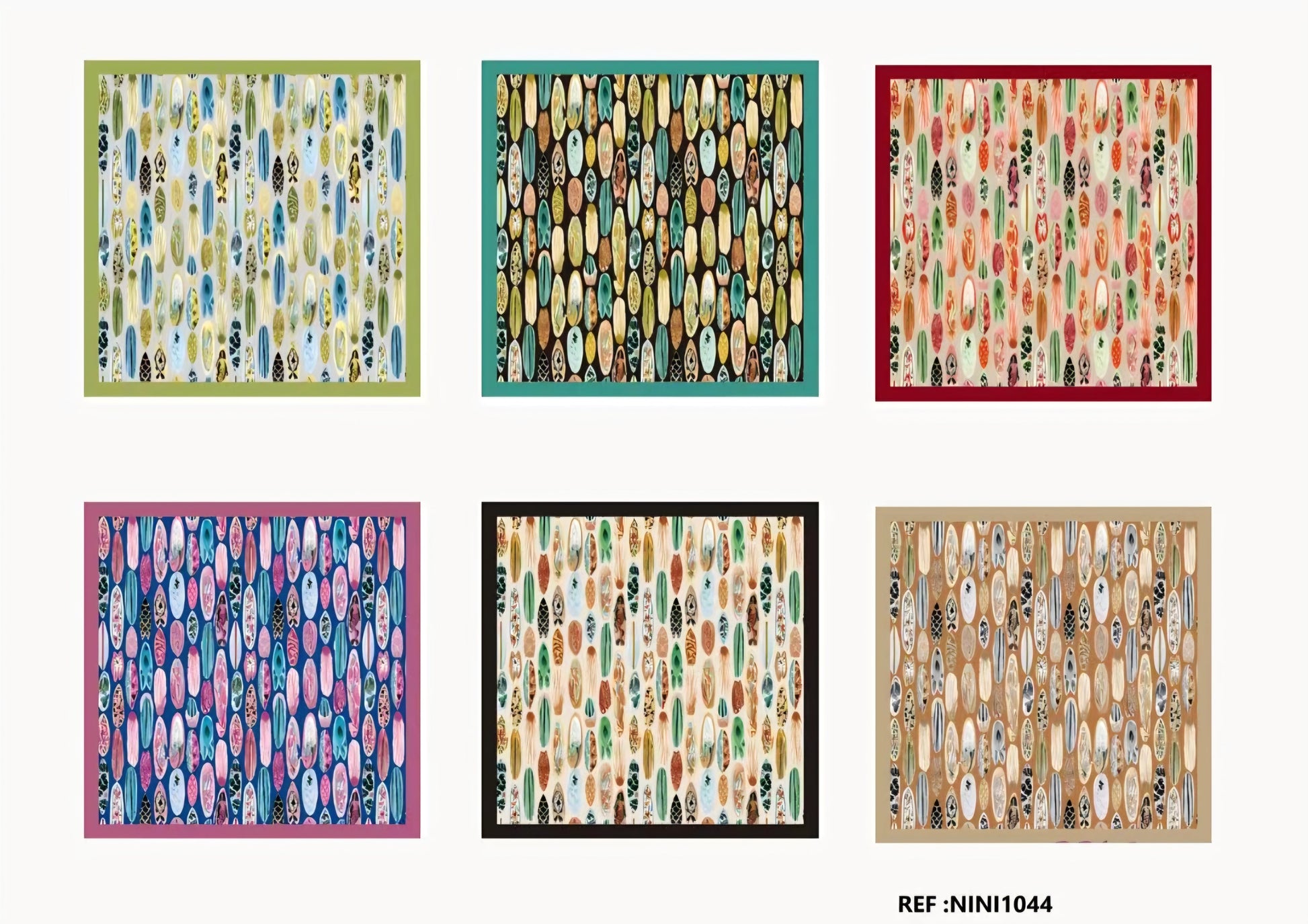 Silk Touch Floral Scarves 70x70 cm nini1044 Nola by Bijusol