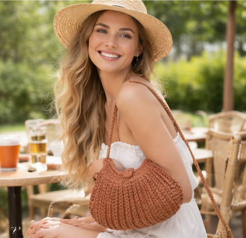 👜 Crochet Shell Handbag | Lightweight & Stylish Nola by Bijusol