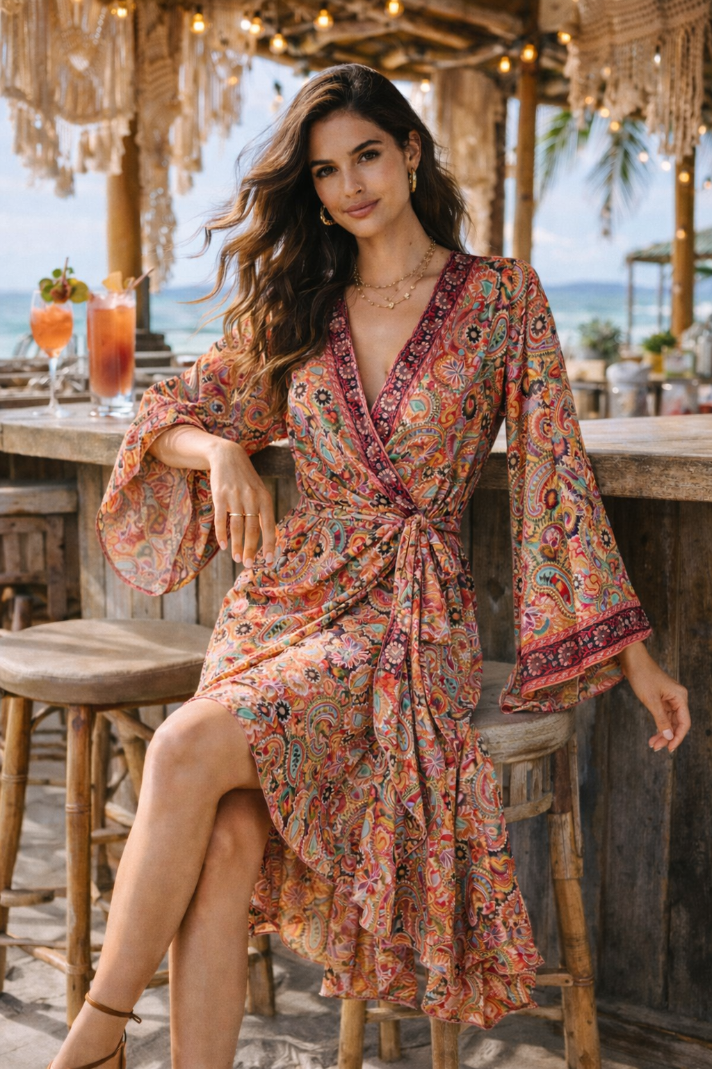 Gemma Pink Silk Dress NolaByBijusol