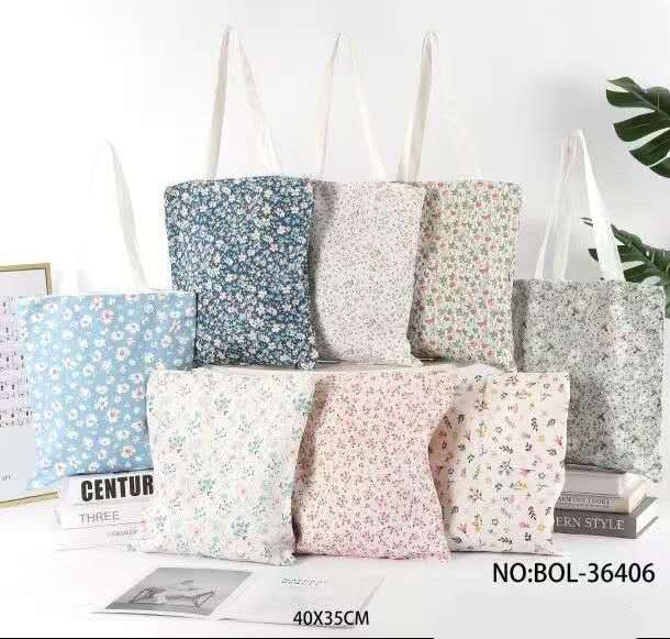 Cotton Tote Bag bol-36406 Nola by Bijusol