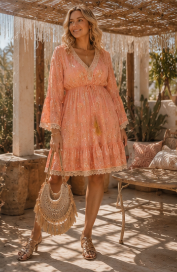 Lilly Dress Orange NolaByBijusol
