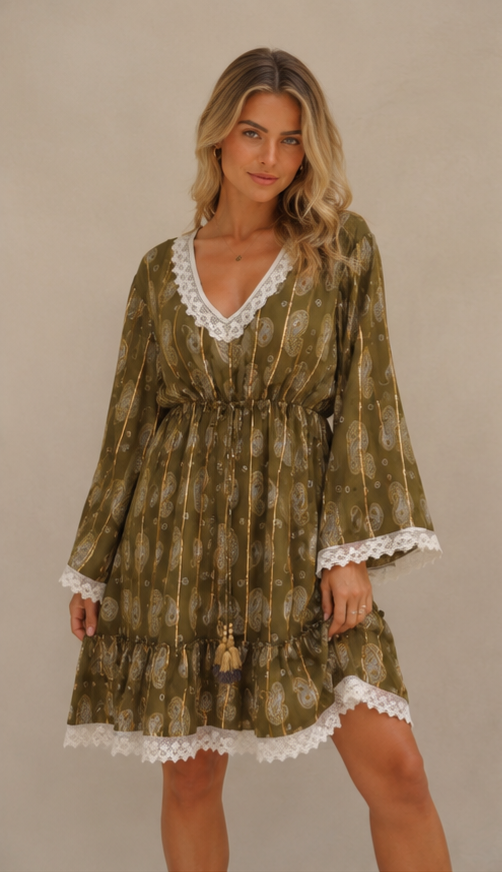 Lilly Dress Military Green NolaByBijusol